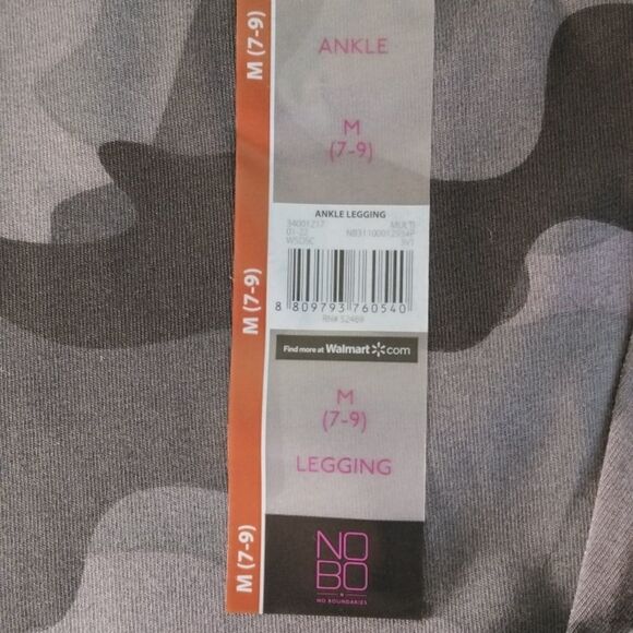 Women's Juniors Camo Leggings Pants Size M 7/9 - Picture 2 of 4